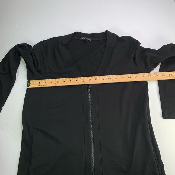 Eileen Fisher Black Zip Cardigan Jacket Women’s S Tencel Stretch Quiet Fleece - Picture 14 of 16